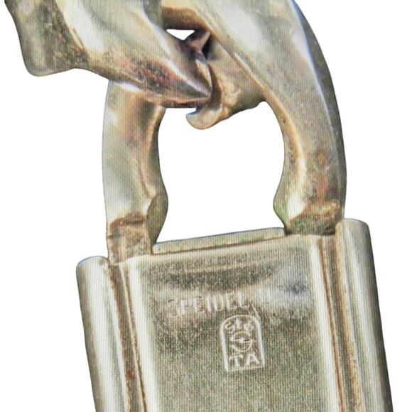 Vtg SPEIDEL USA Mens 'Jeremy' Engraved Silver Tone ID Bracelet Signed STE TA - Picture 4 of 7